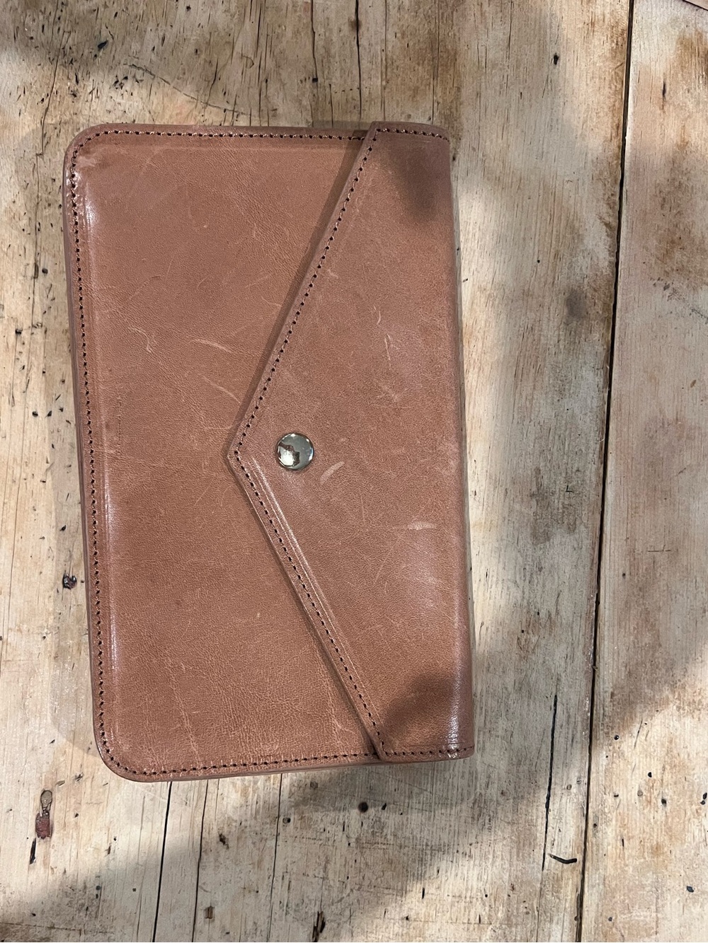 LL Bean Signature Envelope Wallet Clutch